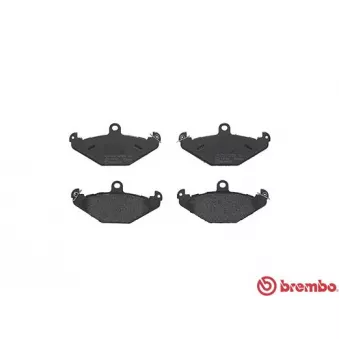 Jeu de 4 plaquettes de frein arrière BREMBO P 59 026
