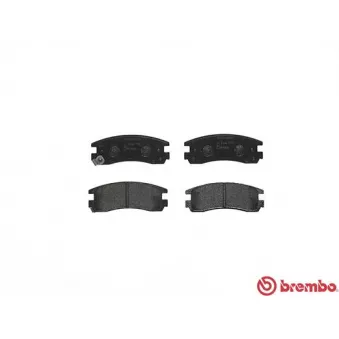 Jeu de 4 plaquettes de frein arrière BREMBO P 59 027