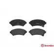 Jeu de 4 plaquettes de frein avant BREMBO P 59 028 - Visuel 1