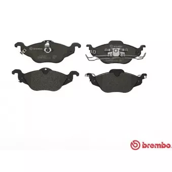 Jeu de 4 plaquettes de frein avant BREMBO P 59 030