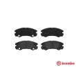Jeu de 4 plaquettes de frein avant BREMBO P 59 033 - Visuel 1