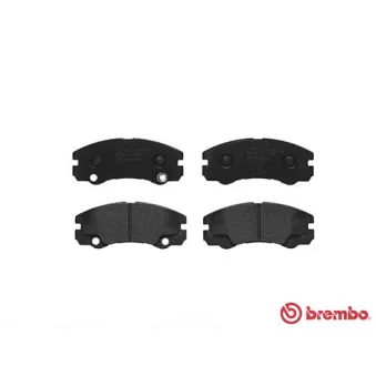 Jeu de 4 plaquettes de frein avant BREMBO P 59 033
