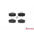 Jeu de 4 plaquettes de frein avant BREMBO P 59 034 - Visuel 1
