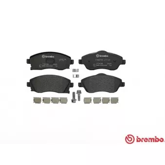 Jeu de 4 plaquettes de frein avant BREMBO P 59 036