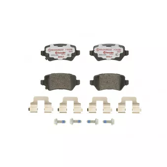 Jeu de 4 plaquettes de frein arrière BREMBO P 59 038X