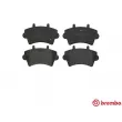 Jeu de 4 plaquettes de frein avant BREMBO P 59 039 - Visuel 1