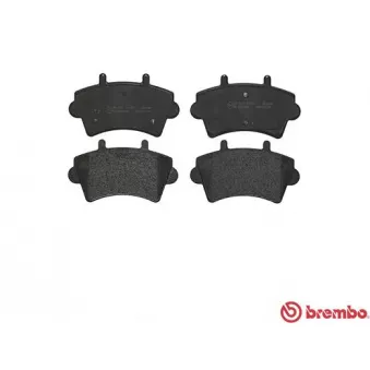 Jeu de 4 plaquettes de frein avant BREMBO P 59 039