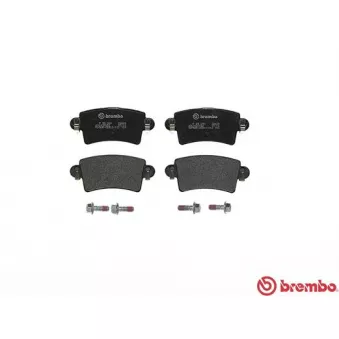 Jeu de 4 plaquettes de frein arrière BREMBO P 59 040