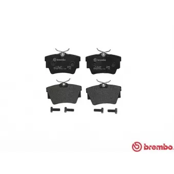 Jeu de 4 plaquettes de frein arrière BREMBO P 59 041