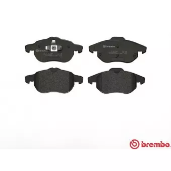 Jeu de 4 plaquettes de frein avant BREMBO P 59 043