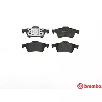 Jeu de 4 plaquettes de frein arrière BREMBO P 59 044