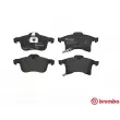 Jeu de 4 plaquettes de frein avant BREMBO P 59 045 - Visuel 1