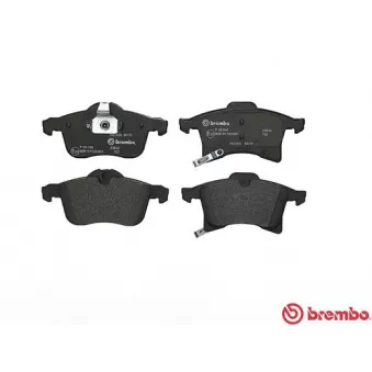 Jeu de 4 plaquettes de frein avant BREMBO P 59 045