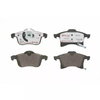 Jeu de 4 plaquettes de frein avant BREMBO P 59 045X