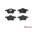 Jeu de 4 plaquettes de frein avant BREMBO P 59 048 - Visuel 1