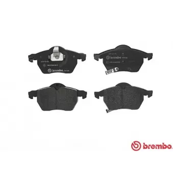Jeu de 4 plaquettes de frein avant BREMBO P 59 048