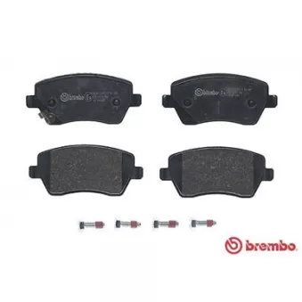 Jeu de 4 plaquettes de frein avant BREMBO P 59 050