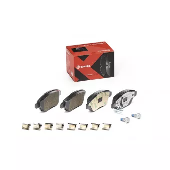Jeu de 4 plaquettes de frein avant BREMBO P 59 051X