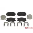 Jeu de 4 plaquettes de frein avant BREMBO P 59 054 - Visuel 1