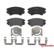 Jeu de 4 plaquettes de frein avant BREMBO P 59 055 - Visuel 1