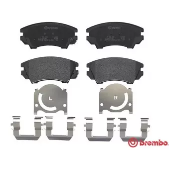 Jeu de 4 plaquettes de frein avant BREMBO P 59 055
