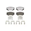 Jeu de 4 plaquettes de frein avant BREMBO P 59 055X - Visuel 1