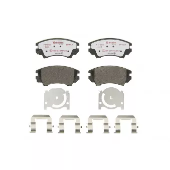 Jeu de 4 plaquettes de frein avant BREMBO P 59 055X