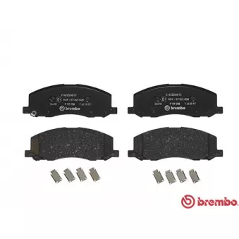 Jeu de 4 plaquettes de frein avant BREMBO P 59 058
