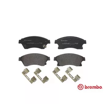 Jeu de 4 plaquettes de frein avant BREMBO P 59 076