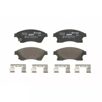 Jeu de 4 plaquettes de frein avant BREMBO P 59 076X