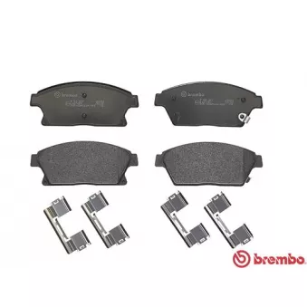 Jeu de 4 plaquettes de frein avant BREMBO P 59 077