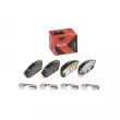 Jeu de 4 plaquettes de frein arrière BREMBO P 59 080X - Visuel 1