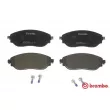Jeu de 4 plaquettes de frein avant BREMBO P 59 082 - Visuel 1