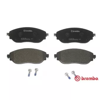 Jeu de 4 plaquettes de frein avant BREMBO