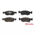 Jeu de 4 plaquettes de frein avant BREMBO P 59 084 - Visuel 1