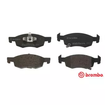 Jeu de 4 plaquettes de frein avant BREMBO P 59 084