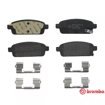 Jeu de 4 plaquettes de frein arrière BREMBO P 59 087