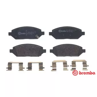 Jeu de 4 plaquettes de frein avant BREMBO P 59 088