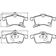 Jeu de 4 plaquettes de frein avant BREMBO P 59 089 - Visuel 2