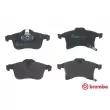 Jeu de 4 plaquettes de frein avant BREMBO P 59 089 - Visuel 1