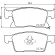 Jeu de 4 plaquettes de frein avant BREMBO P 59 091 - Visuel 2