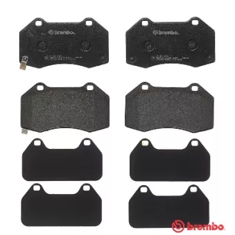 Jeu de 4 plaquettes de frein avant BREMBO