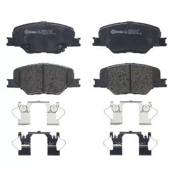 Jeu de 4 plaquettes de frein avant BREMBO P 59 096