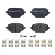 Jeu de 4 plaquettes de frein arrière BREMBO P 59 098 - Visuel 1