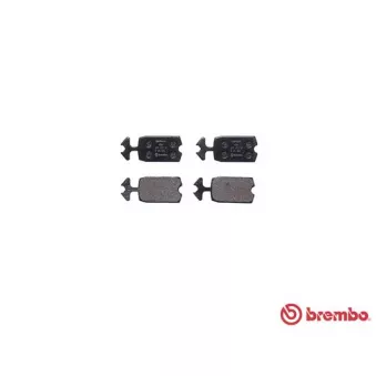 Jeu de 4 plaquettes de frein avant BREMBO