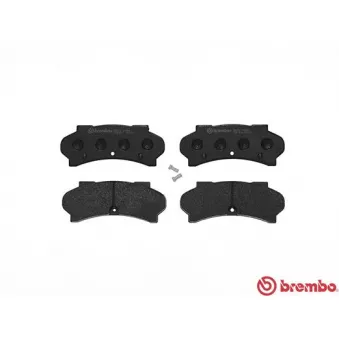 Jeu de 4 plaquettes de frein avant BREMBO P 61 011