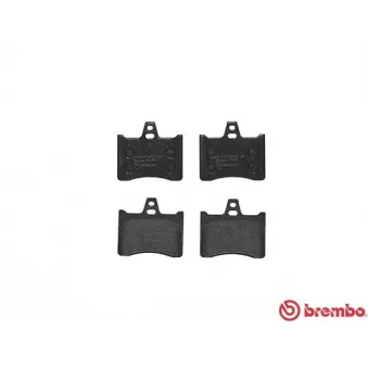 Jeu de 4 plaquettes de frein arrière BREMBO P 61 019