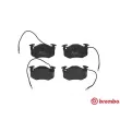 Jeu de 4 plaquettes de frein avant BREMBO P 61 029 - Visuel 1