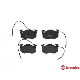 Jeu de 4 plaquettes de frein avant BREMBO