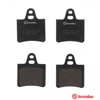 Jeu de 4 plaquettes de frein arrière BREMBO P 61 037